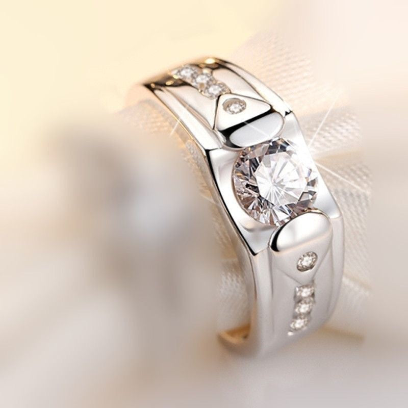 Adjustable Zirconia Wedding Ring