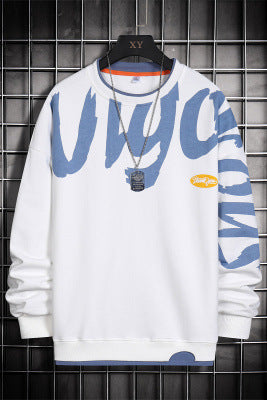 New Hoodie Men's Round Neck Pullover