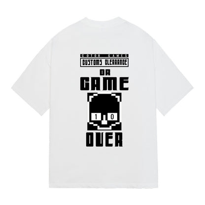 Creative Printing Men's And Women's Loose T-shirt
