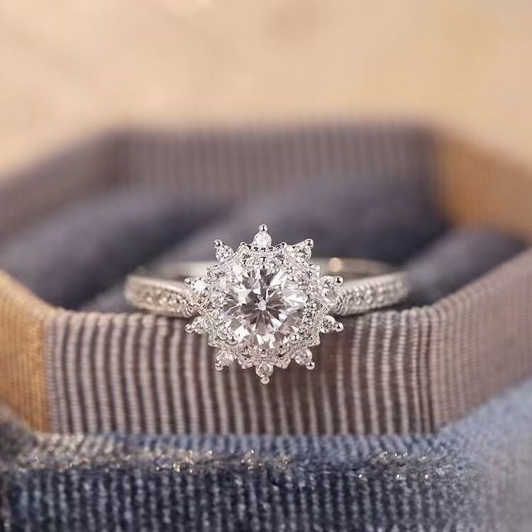 Adjustable Zirconia Wedding Ring