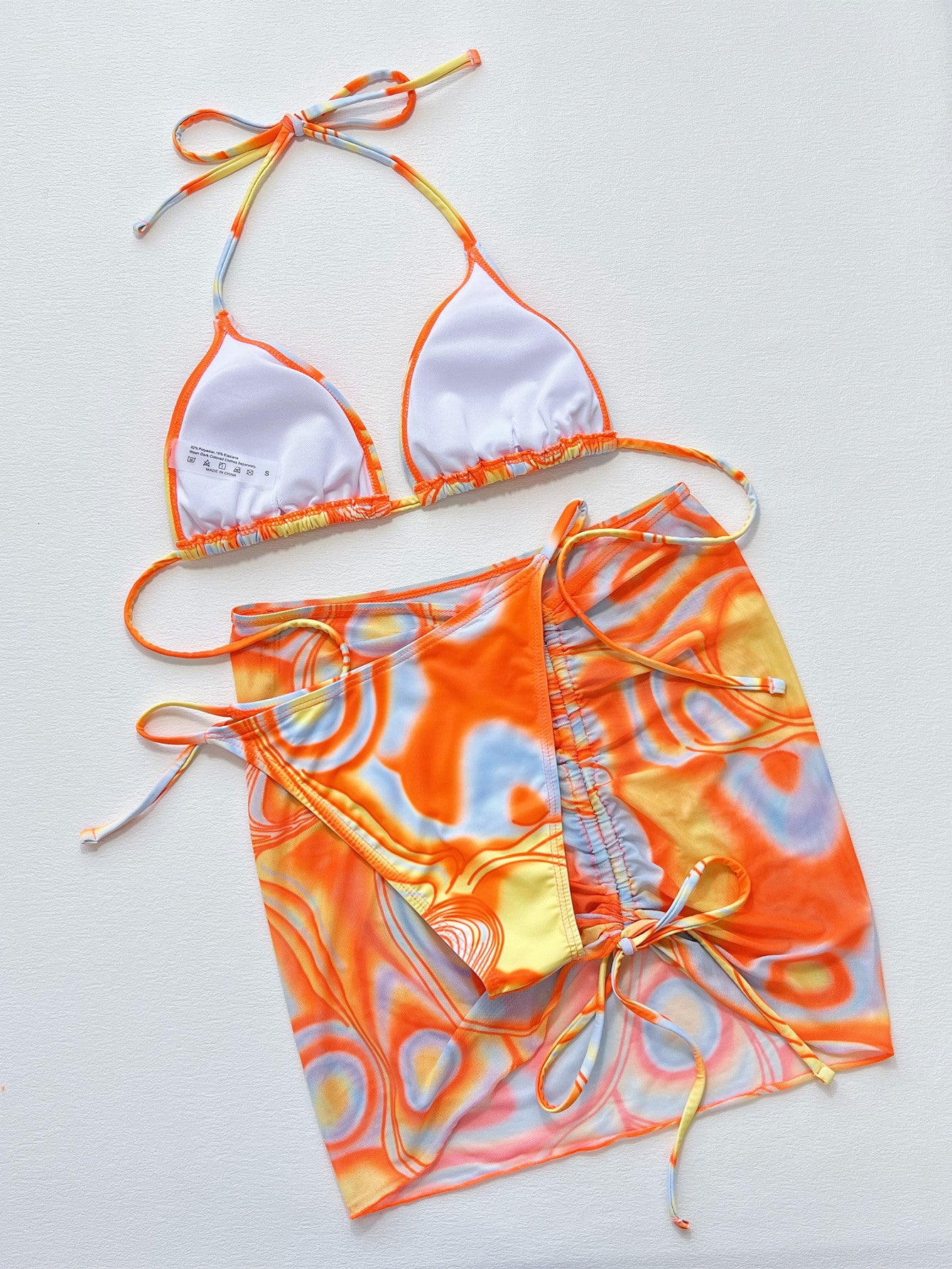 Women's Fission Swimsuit Bikini Three-piece Suit