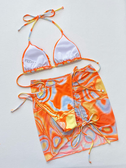 Women's Fission Swimsuit Bikini Three-piece Suit
