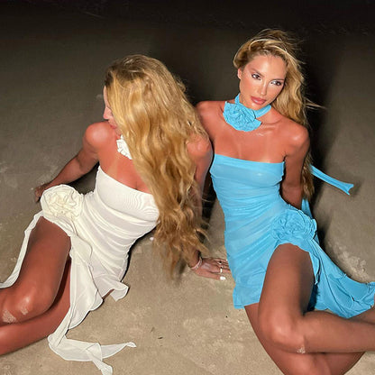 Vacation Spice Skirt Mesh See Through