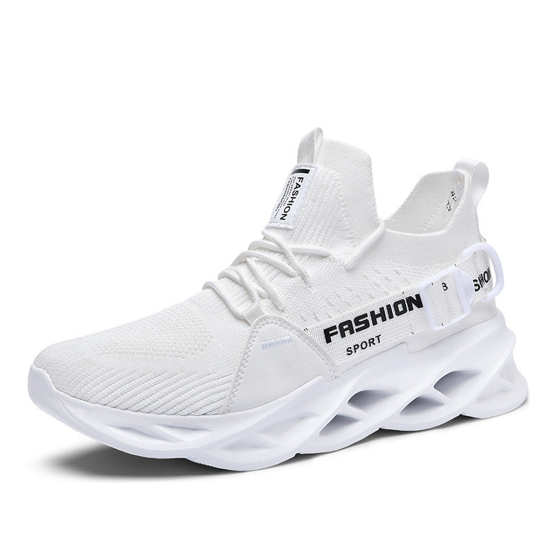 Foreign Trade Net Celebrity Blade Shoes Cross-Border Autumn Sports Casual Shoes Personality Port Fashion Shoes Men's Fitness Mesh Running Shoes
