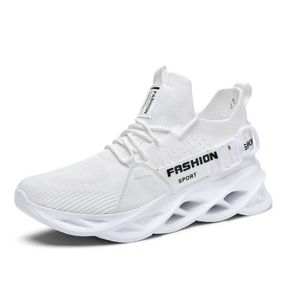 Foreign Trade Net Celebrity Blade Shoes Cross-Border Autumn Sports Casual Shoes Personality Port Fashion Shoes Men's Fitness Mesh Running Shoes