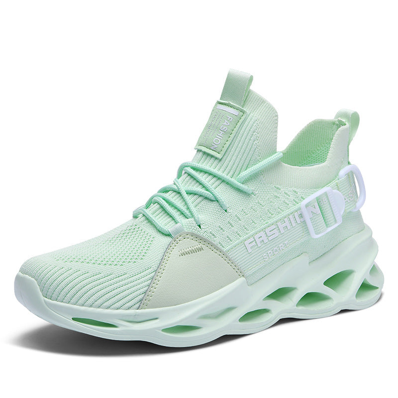 Foreign Trade Net Celebrity Blade Shoes Cross-Border Autumn Sports Casual Shoes Personality Port Fashion Shoes Men's Fitness Mesh Running Shoes