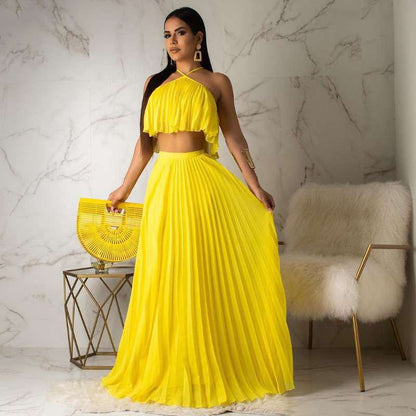 Two-layer fabric mainstream two-piece set