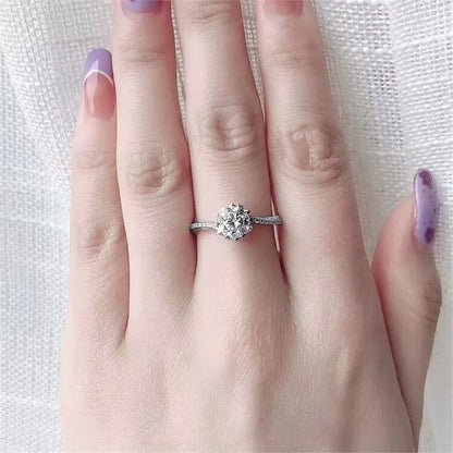 Adjustable Zirconia Wedding Ring