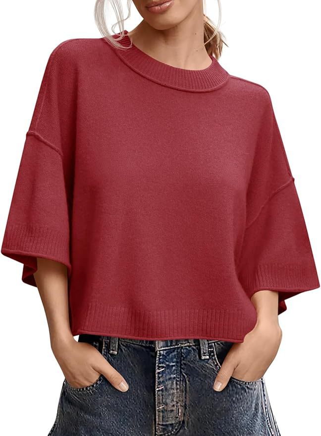 Women's Casual Crew-Neck Lightweight Top