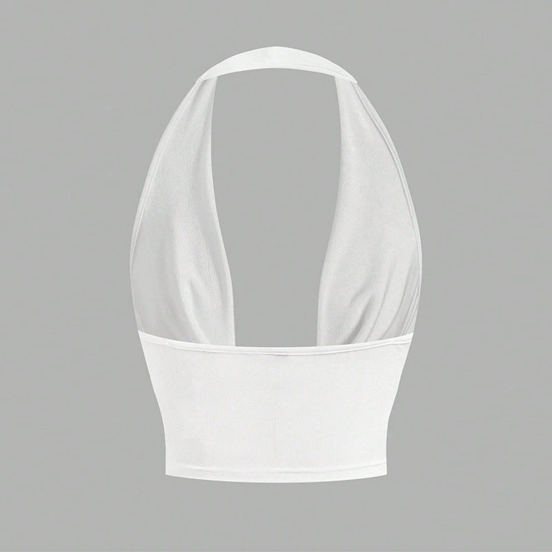 Season Vacation Style Sexy Halter Vest