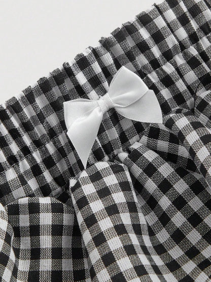 Summer Skirt Love Plaid Skirt Shorts