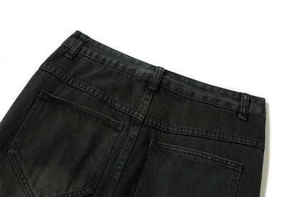 Fashion Rock Stitching Straight Jeans Men