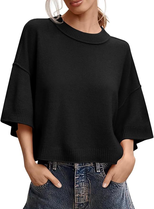 Women's Casual Crew-Neck Lightweight Top