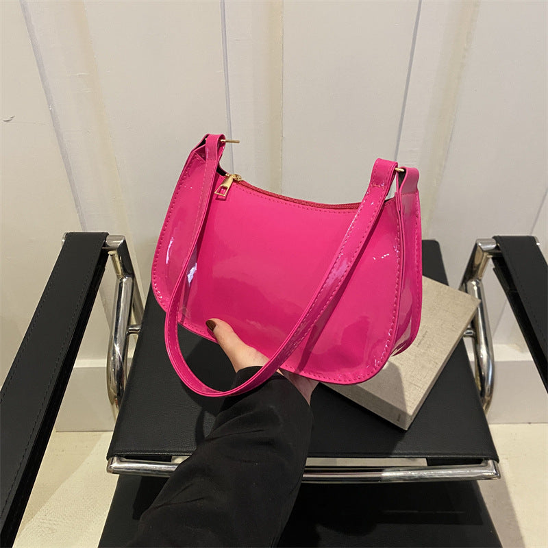 Burgundy women handbag