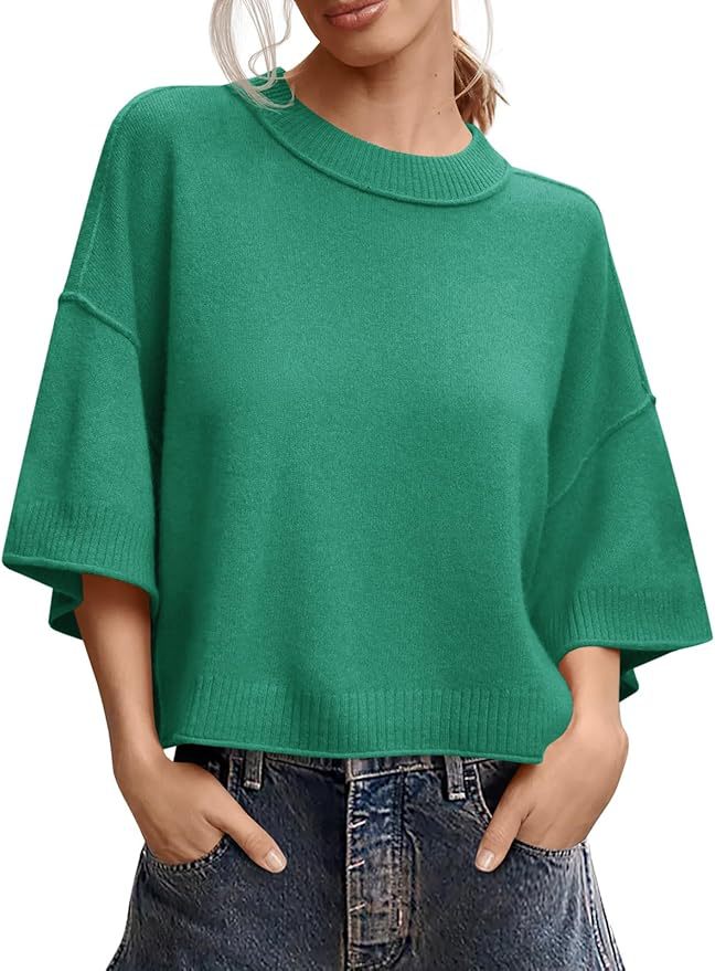 Women's Casual Crew-Neck Lightweight Top
