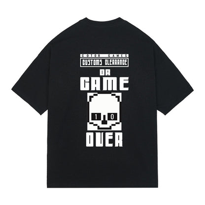 Creative Printing Men's And Women's Loose T-shirt