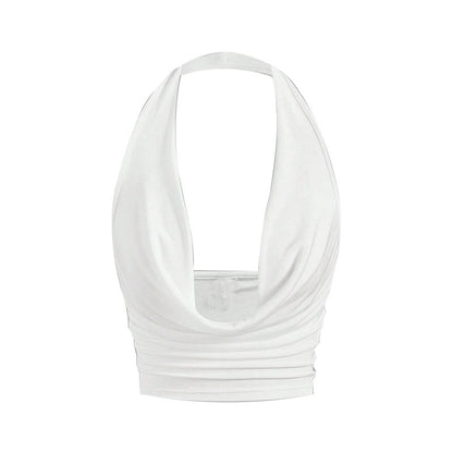 Season Vacation Style Sexy Halter Vest