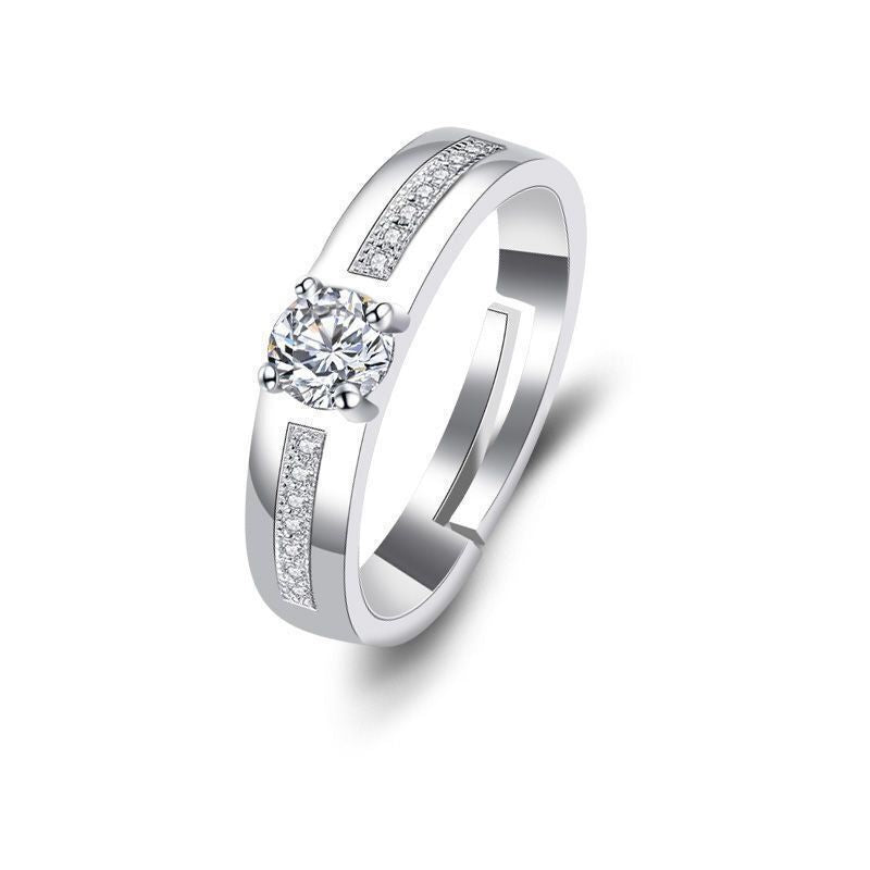 Adjustable Zirconia Wedding Ring
