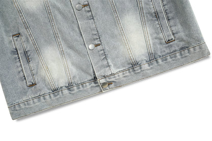 Skull Skeleton Denim Clothes Jacket Men