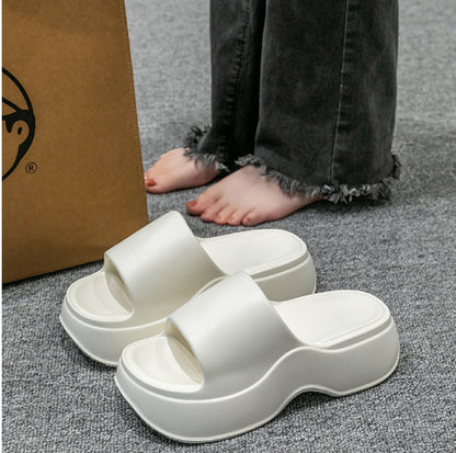 Womens Non-Slip Height-Enhancing Slippers For Home Indoor And Outdoor Wear