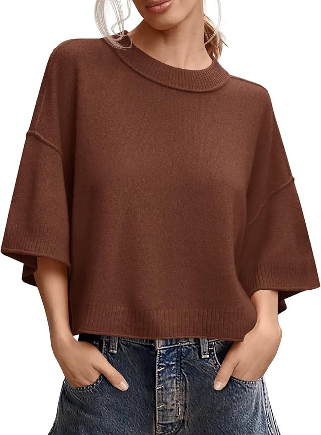 Women's Casual Crew-Neck Lightweight Top