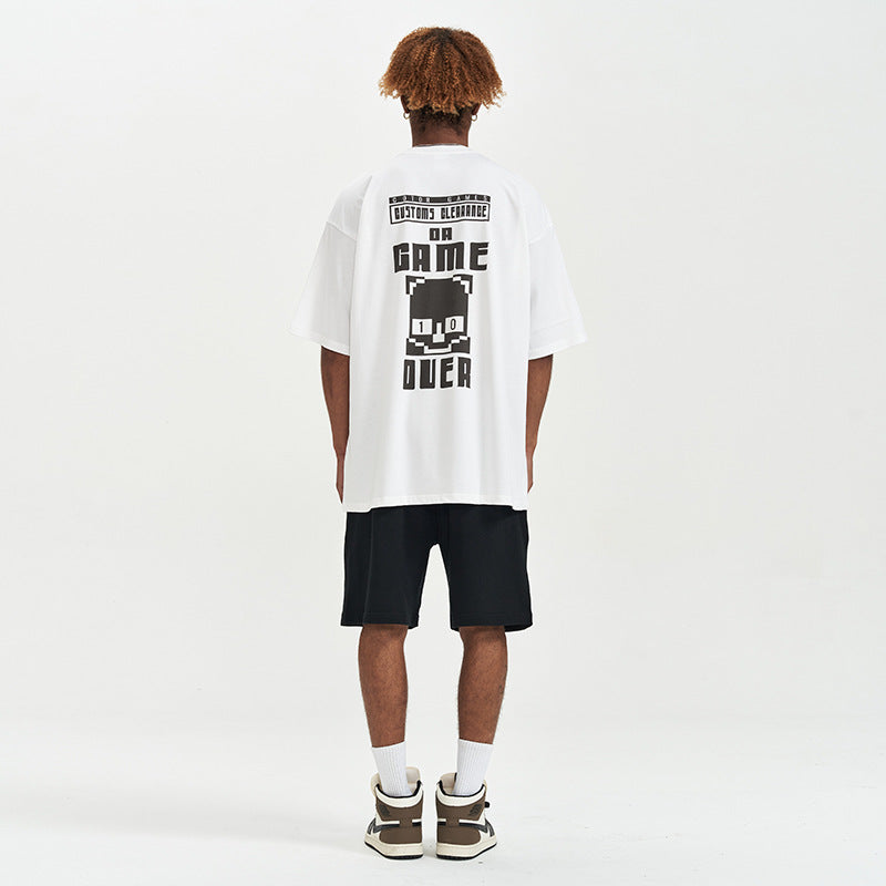 Creative Printing Men's And Women's Loose T-shirt