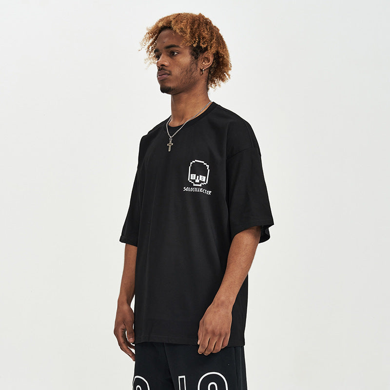 Creative Printing Men's And Women's Loose T-shirt