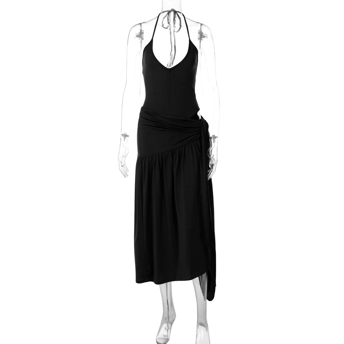 Slim Fit Tied Skirt Suit Women