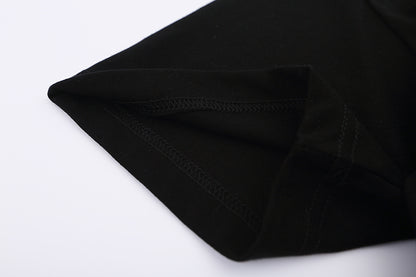 Men's Letter Patch Short-sleeved T-shirt