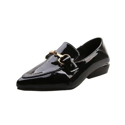 Net Red Pointed Small Leather Shoes Women Spring And Summer Spring