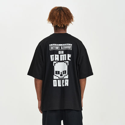 Creative Printing Men's And Women's Loose T-shirt