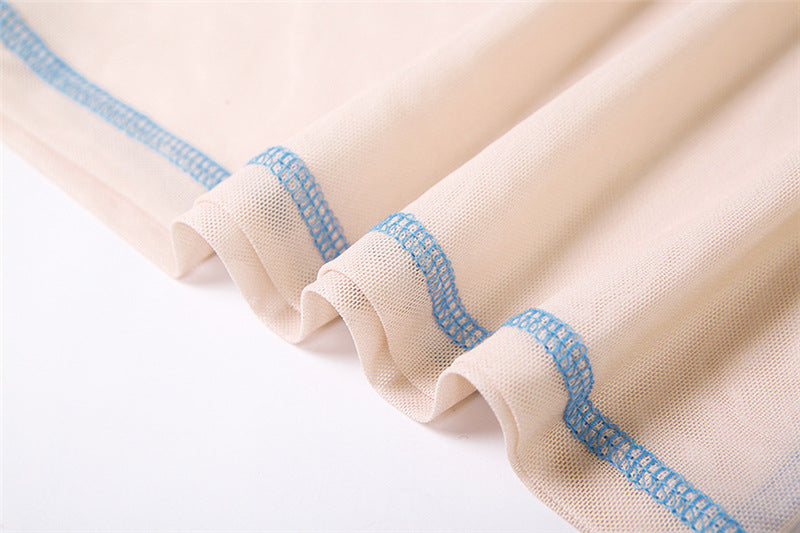 Milk Silk Perspective Digital Print Tight Height Waist Slim Fashion Clothes