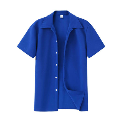 New Lapel Collar Retro Resort Casual Shirt For Men