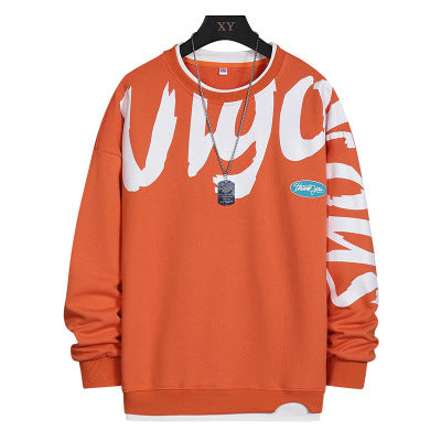 New Hoodie Men's Round Neck Pullover