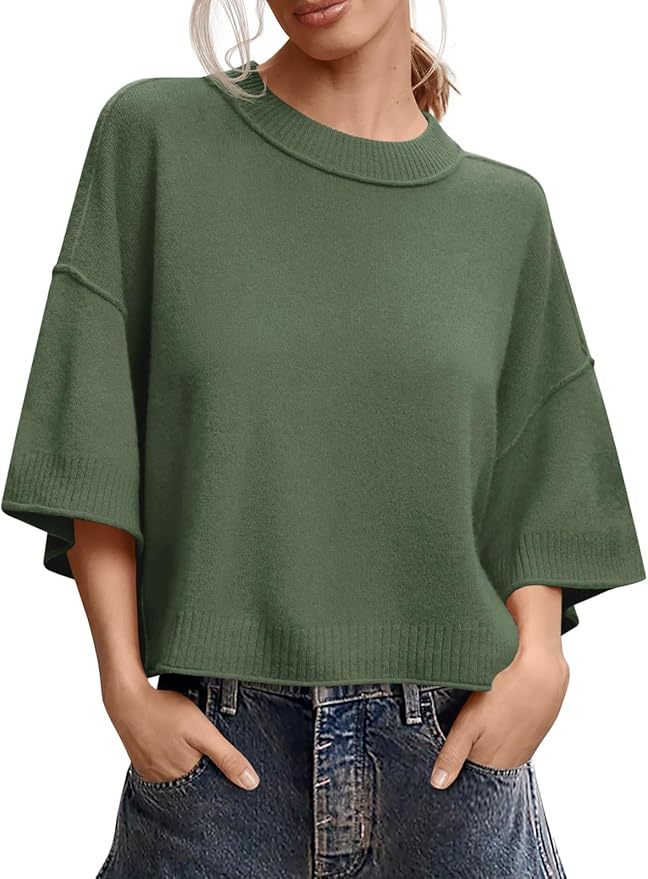 Women's Casual Crew-Neck Lightweight Top