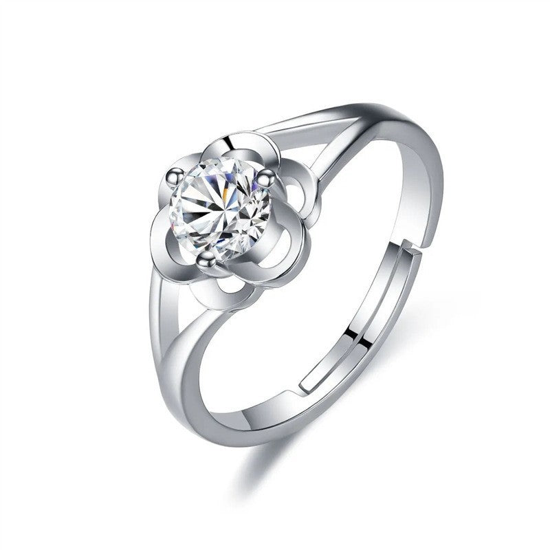 Adjustable Zirconia Wedding Ring