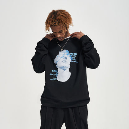 Fashion Personality New Men's Round Neck Sweater